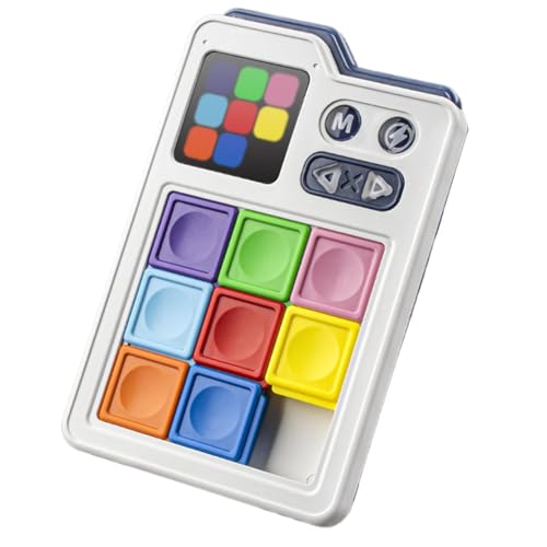 Sliding Block Puzzle Game, Handheld Puzzle Blocks, Sliding Puzzle Game Mehr als 1000 Levels Electronic, Brain Teaser Puzzle Fun, Interaktives Puzzlespielzeug, Einfach zu Bedienen, Tragbar für Kinder von Hjatirace