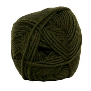 Hjertegarn 90 Extrafine Merino Garn 1285 Armeegrün von Hjertegarn