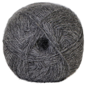 Hjertegarn Alpaca 400 Garn Farbe 435 Dunkelgrau von Hjertegarn