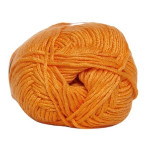 Hjertegarn Bommix Bamboo Garn Farbe 3255 Orange von Hjertegarn