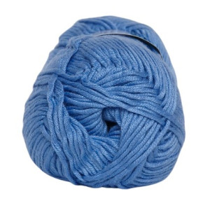 Hjertegarn Bommix Bamboo Garn Farbe 621 Hell Jeansblau von Hjertegarn