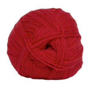 Hjertegarn Ciao Trunte Garn Farbe 4530 Rot von Hjertegarn