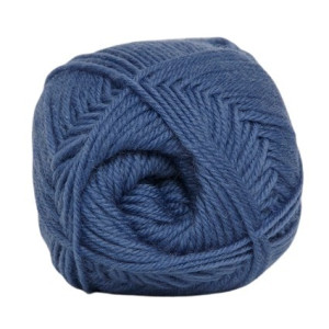 Hjertegarn Ciao Trunte Garn Farbe 6800 Jeansblau von Hjertegarn