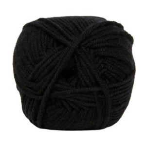 Hjertegarn Extrafine Merino 120 Garn 500 Schwarz von Hjertegarn