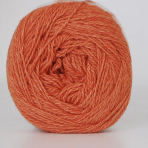 Hjertegarn Organic 350 Garn Farbe 4072 Hellorange von Hjertegarn