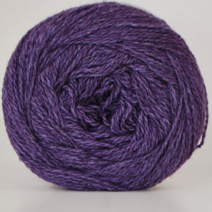 Hjertegarn Organic 350 Garn Farbe 4076 Dunkelviolett von Hjertegarn