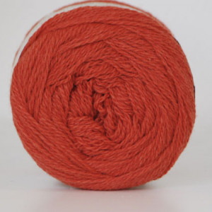 Hjertegarn Organic 350 Garn Farbe 4098 Dunkelorange von Hjertegarn