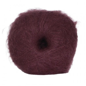 Hjertegarn Silk Kid Mohair Garn 1617 Bordeaux von Hjertegarn