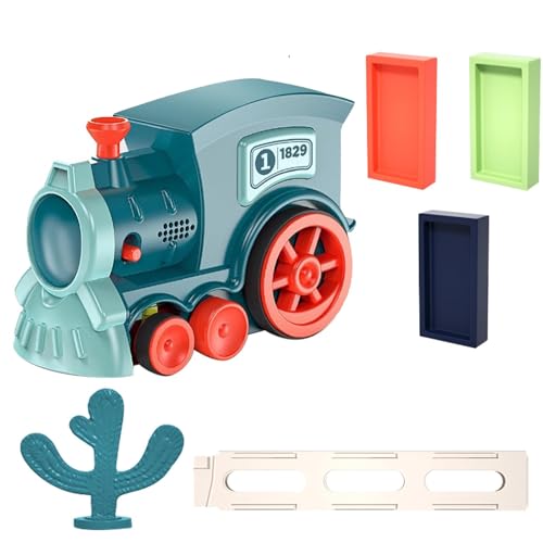 Hlagmix Automatisches Eisenbahnspielzeug,Automatischer Zug - Lustiges Eisenbahnspielzeug mit Musik,Kindereisenbahnspielzeug, Kindergartenspielzeugset mit Musik und Beleuchtung für Kleinkinder im Alter von Hlagmix