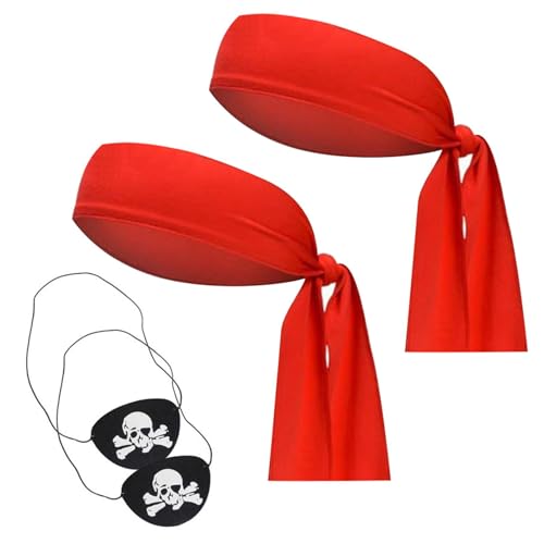 Hlagmix Piraten-Accessoires für Damen,Piratenhüte - Piratenkapitänshüte Cosplay-Outfits | Halloween-Piraten-Partygeschenk, Piratenzubehör, Maskerade-Cosplay-Kappen für Kinder von Hlagmix