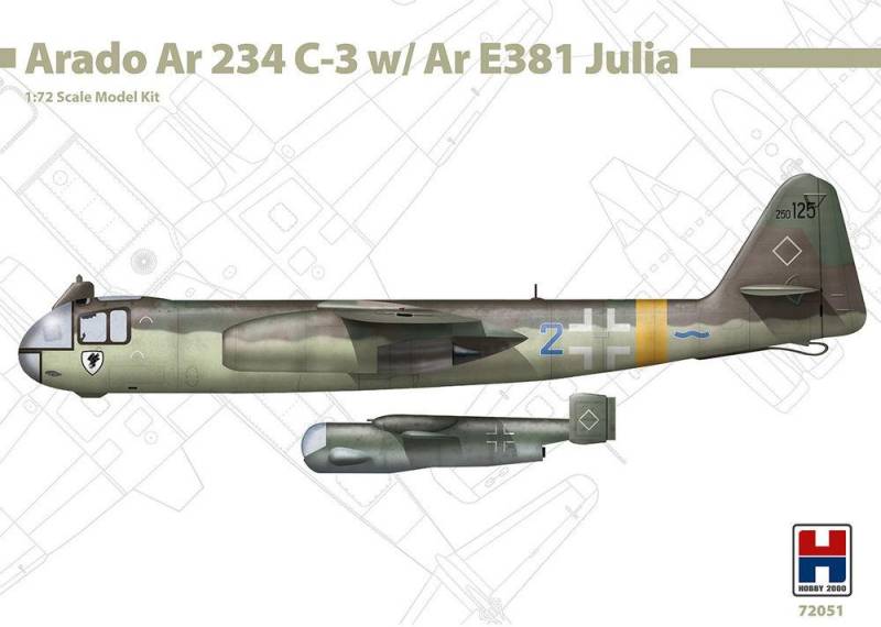 Arado Ar 234 C-3 w/ Ar E381 Julia von Hobby 2000