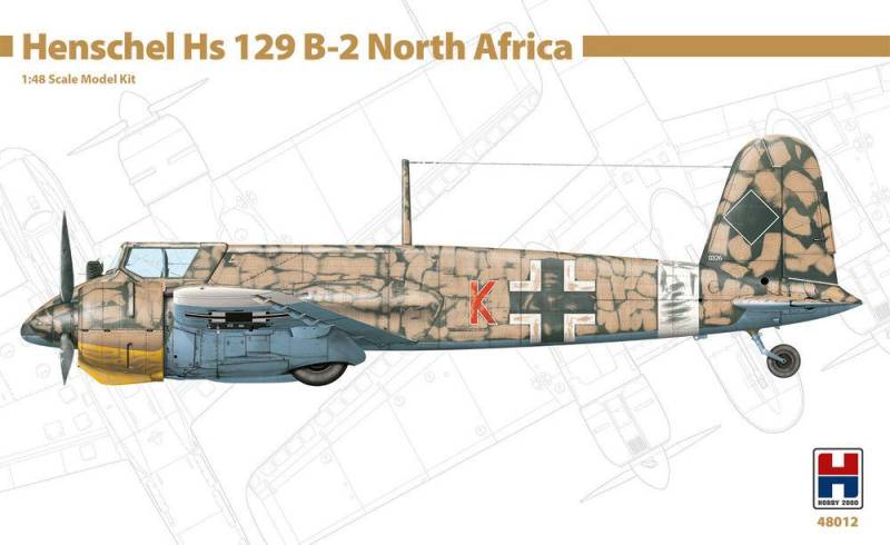 Henschel Hs 129 B-2 North Africa von Hobby 2000