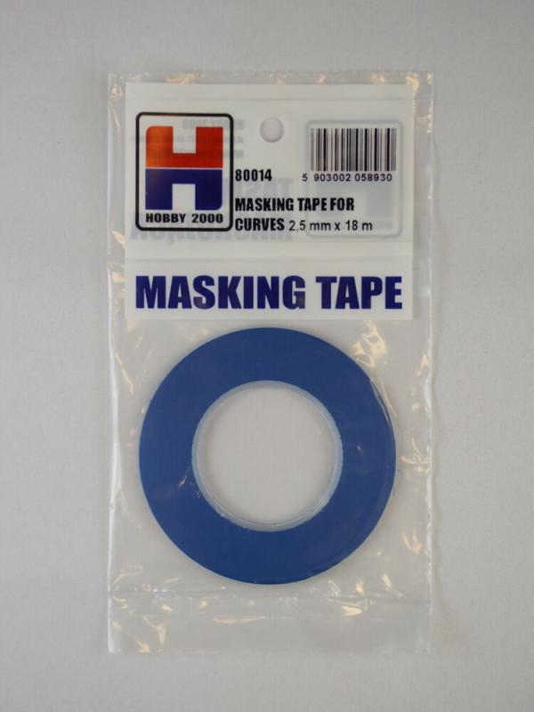 Masking Tape For Curves 2,5 mm x 18 m von Hobby 2000