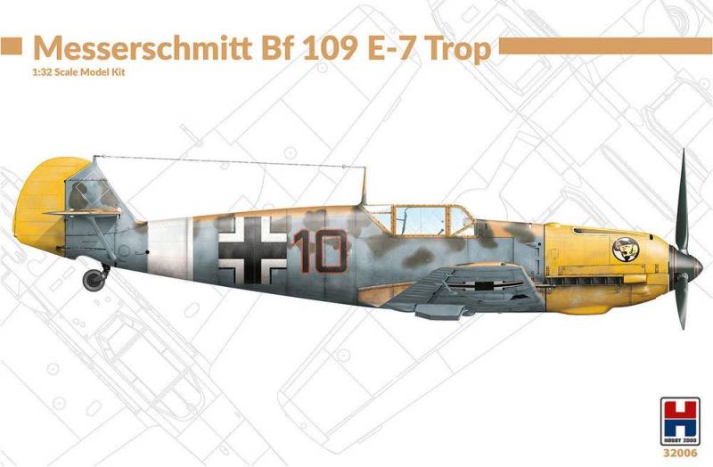 Messerschmitt Bf 109 E-7 trop von Hobby 2000