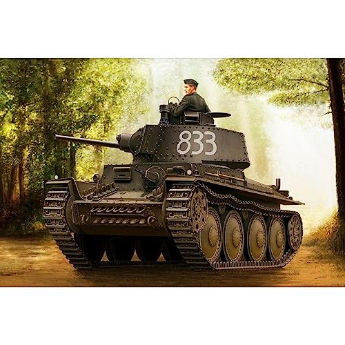 Hobby Boss 080136 1/35 Deutscher Panzer Kpfw. 38(t) AUSF. E/F, Panzerkampfwagen Modellbausatz, verschieden von Hobby Boss