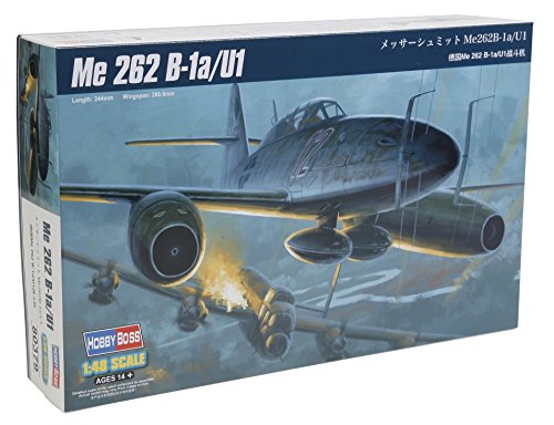 Hobby Boss 080379 1/48 Me 262 B-1a U1 Messerschmitt Modellbausatz, verschieden, 1:48 Scale von Hobby Boss