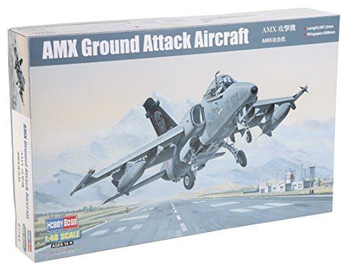 Hobby Boss 081741 1/48 AMX Ground Attack Aircraft Modellbausatz, verschieden, 1:48 Scale von Hobby Boss