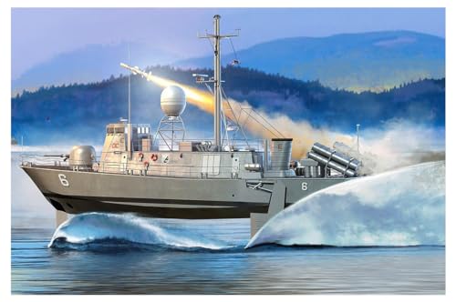 Hobby Boss 082006 1/200 PHM-2, USS Pegasus Hercules Plastikmodellbausatz, Modelleisenbahnzubehör, Hobby, Modellbau, Mehrfarbig, Medium von Hobby Boss