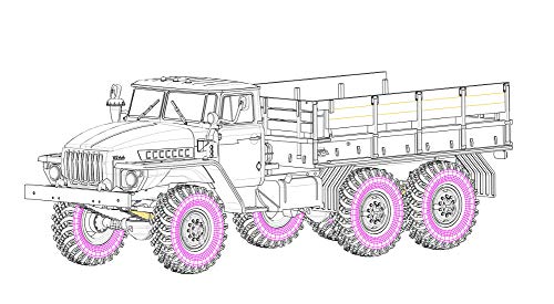 Hobby Boss 082930 1/72 Ural 4320 Modellbau, Weiß von Hobby Boss