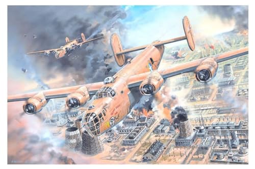 Hobby Boss 083212 1/32 B-24D Liberator Armee Modellbausatz, Beige, Blau, Grau von Hobby Boss