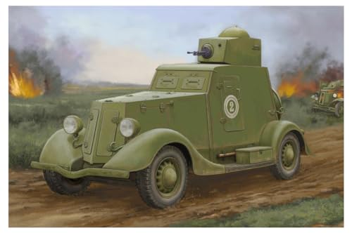 Hobby Boss 083883 1/35 BA-20 Panzerwagen, Modell 1939 Machine Gun Modellbausatz, verschieden von Hobby Boss