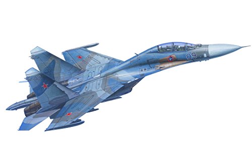 Hobby Boss 381713 Su-27UB Sowjetisches Militärflugzeug 1/48 SU 27UB Flanker C Modellbausatz, verschieden von Hobby Boss