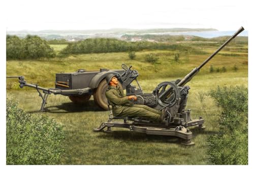 Hobby Boss 80148 Modellbausatz 2cm Flak38 Late Version/Sd. Ah 51", Die Uhr ist Teil des Produkts, 1:35 Scale von Hobby Boss