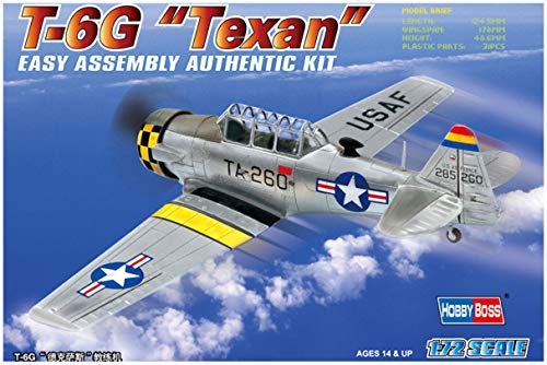 Hobby Boss 80233 Modellbausatz American T-6G 'Texan', Silber von Hobby Boss