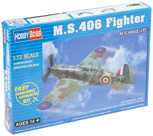 Hobby Boss 80235 Modellbausatz MS.406 Fighter von Hobby Boss