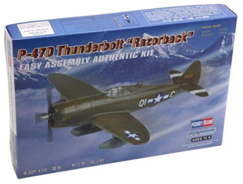 Hobby Boss 80283 Modellbausatz P-47D Thunderbolt Razorback, Braun von Hobby Boss