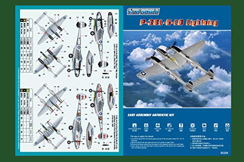 Hobby Boss 80284 Modellbausatz P-38L-5-L0 Lightning, Navy von Hobby Boss