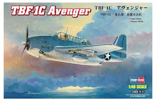 Hobby Boss 80314 Modellbausatz Grumman TBF-1C Avenger, Verschieden von Hobby Boss