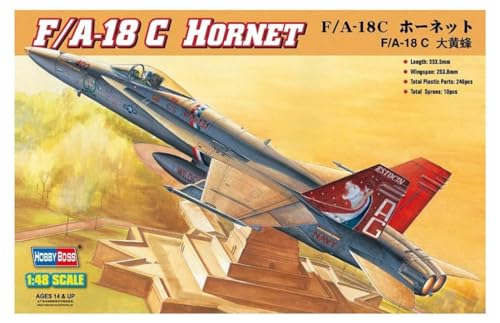 Hobby Boss 80321 Modellbausatz F/A-18C Hornet, Navy Blue von Hobby Boss