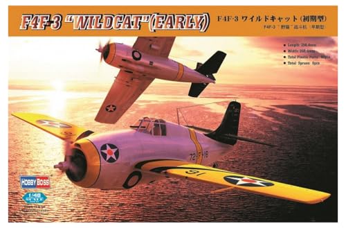 Hobby Boss 80326 Modellbausatz F4F-3 early Wildcat, Grau von Hobby Boss