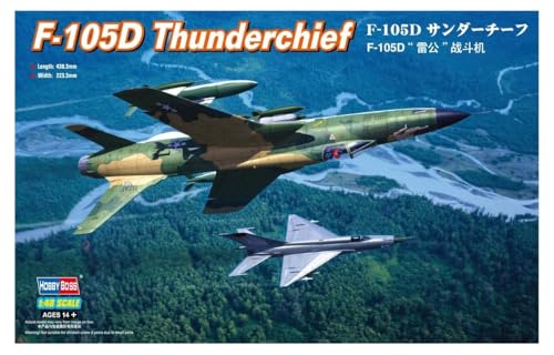 Hobby Boss 80332 Modellbausatz Republic F-105D Thunderchief von Hobby Boss