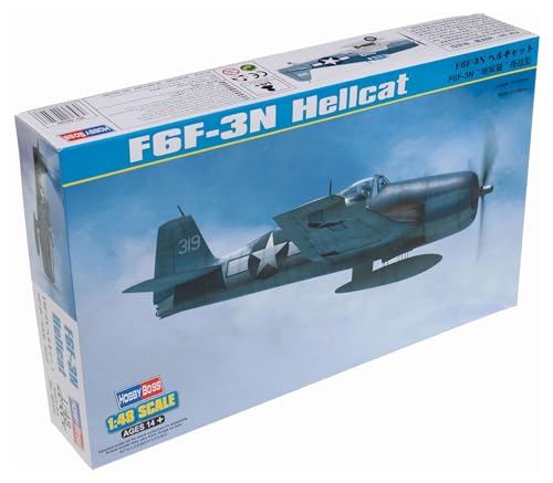 Hobby Boss 80340 Modellbausatz F6F-3N Hellcat von Hobby Boss