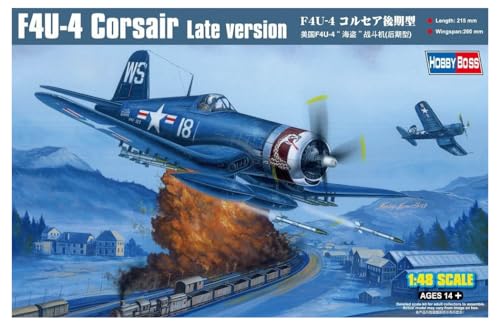 Hobby Boss 80387 Modellbausatz F4U-4 Corsair Late version, Navy von Hobby Boss