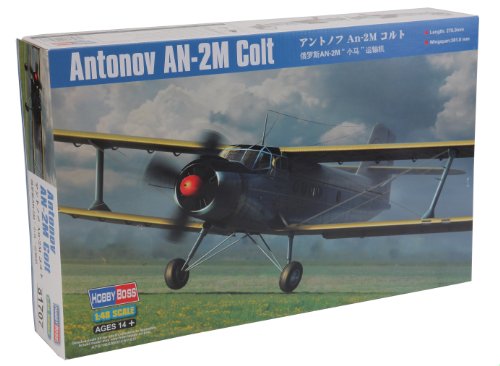 Hobby Boss 81707 Modellbausatz Antonov An-2M Colt, Grau von Hobby Boss