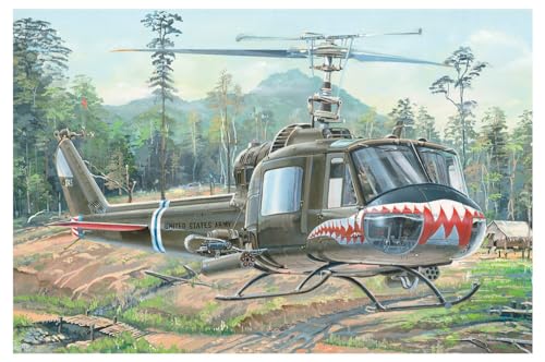 Hobby Boss 81807 UH-1 Huey B/C Die Uhr ist Teil des Produkts Modellbausaz, Zubehör, Mehrfarbig, 1:18 von Hobby Boss