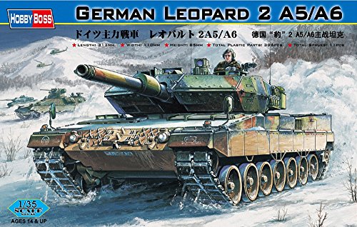 Hobby Boss 82402 Modellbausatz German Leopard 2 A5/A6 tank, Grau von Hobby Boss