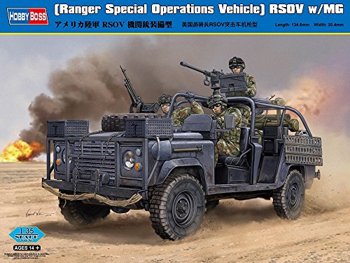 Hobby Boss 82450 Modellbausatz Ranger Special Operations Vehicle w/MG von Hobby Boss