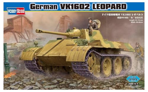 Hobby Boss 82460 Modellbausatz German VK1602 LEOPARD, Grau von Hobby Boss