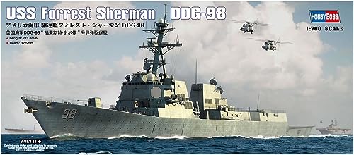 Hobby Boss 83414 Modellbausatz USS Forrest Sherman DDG-98, Navy Blue von Hobby Boss