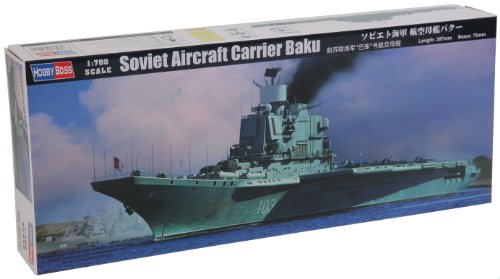 Hobby Boss 83416 Modellbausatz Soviet Aircraft Carrier Baku, Grau von Hobby Boss