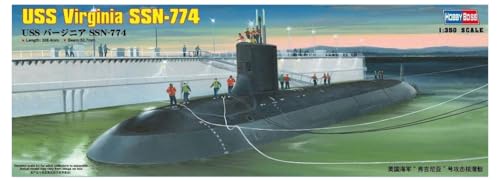 Hobby Boss 83513 Modellbausatz USS Virginia SSN-774, Mittel, Navy Blue von Hobby Boss