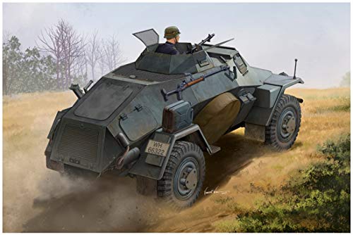 Hobby Boss 83811 - Modellbausatz German Sd.Kfz.221 Leichter Panzerspahwag von Hobby Boss