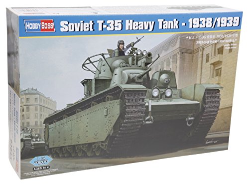 Hobby Boss 83843 - Modellbausatz Soviet T-35 Heavy Tank 1938/1939 von Hobby Boss