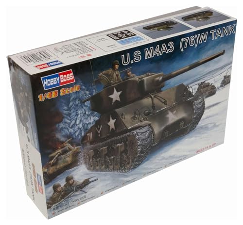 Hobby Boss 84805 Modellbausatz U.S M4A3 (76W) TANK von Hobby Boss