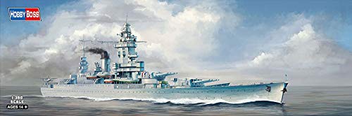 Hobby Boss 086507 French Navy Battleship Straßburger Schlachtschiff 1/350 FS Strasbourg, Marineblau, Small von Hobby Boss