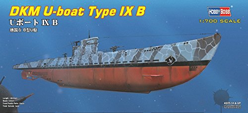 Hobby Boss 87006 Modellbausatz DKM U-boat Type IX B, Schwarz, Mittel von Hobby Boss